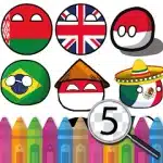 Countryballs coloring book